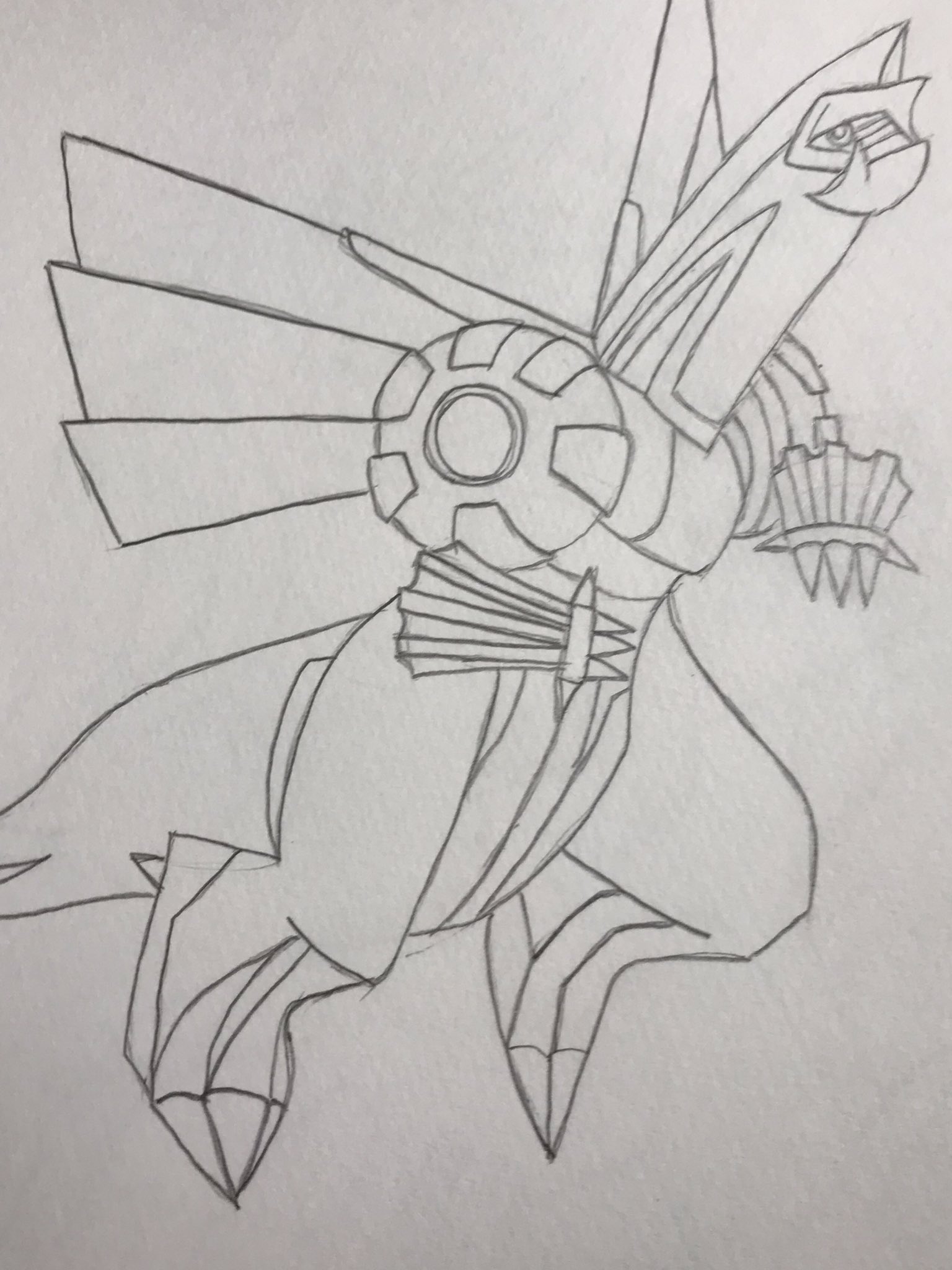 Shun パルキア描きました 100 持ってないんだよなー 色違い復刻したら狙ってみる ポケモンgo パルキア 1日1枚ポケモンお絵描き T Co 9u3lpzbzzn Twitter