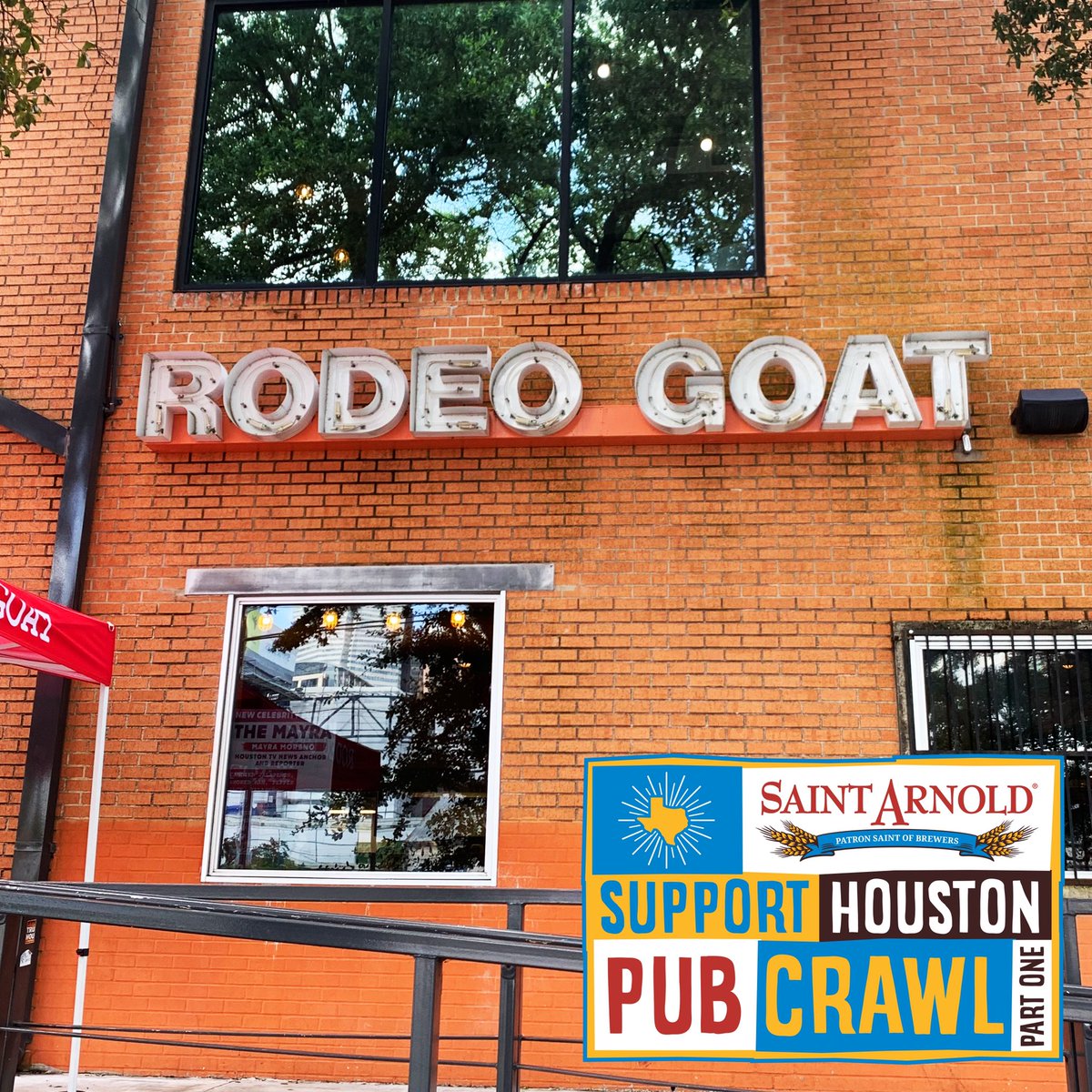 SaintArnold's tweet photo. We’re pretty big fans of beers with burgers, and the folks @RodeoGoatHTX always deliver the goods! We’re happy to have them as one of the spots on our #SupportHouston Pub Crawl going on now - 8/9.
https://t.co/4uEB1dAQWN https://t.co/ZOAEVGtQgr