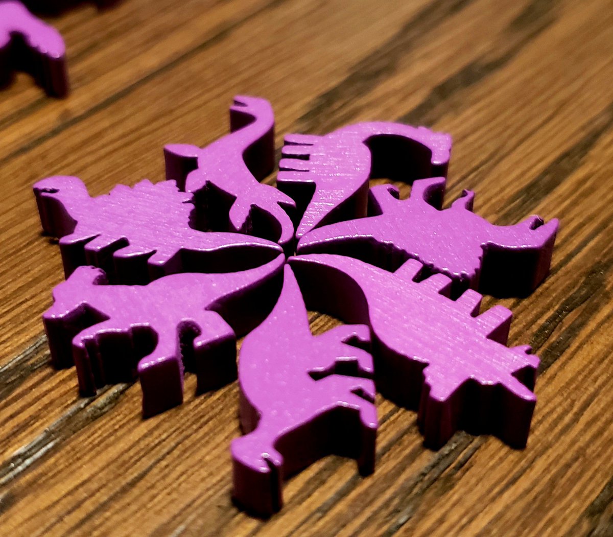 WillKnitForCake's tweet photo. @Gamelyn_Games It's hot outside... thought making snowflakes might help. Does it help? 
#TEDinosaurs https://t.co/Lz3Jg1h0fU