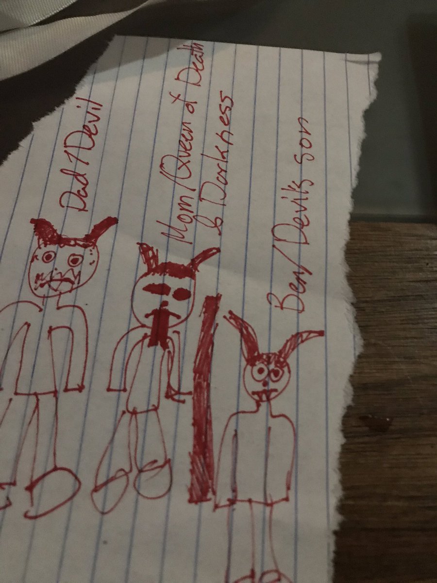 king_barnes's tweet photo. @jgbinatx This is what happened when we asked her to make a drawing to express her feelings https://t.co/L0uuH79zjt