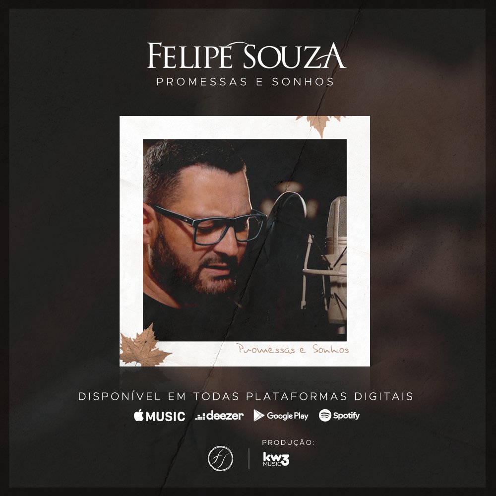 FelipeSouzaVR's tweet photo. Nestes tempos difíceis que estamos passando, quero convidá-lo(a) a ouvir a canção Promessas e Sonhos, que nos mostra que mesmo em meio a tribulações, acreditamos que a Palavra de Deus irá se cumprir em nossas vidas.
Ouça aqui 👉🏻 https://t.co/14GuxRMxCe https://t.co/xyd4ZE7nV7
