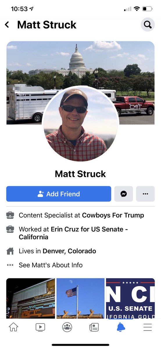 Here’s his Facebook page which is public. It clearly shows the content he posts there is identical to what’s on the  @RideWithC4T feed. And what about the founder of  @RideWithC4T?