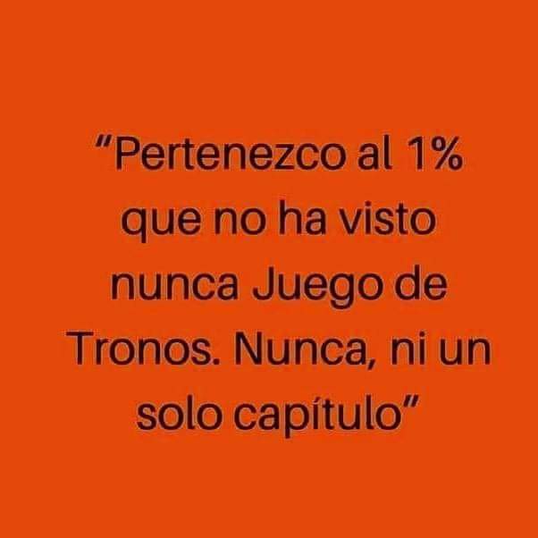 Nachoanon's tweet photo. Rt si nunca has visto, ni siquiera un capítulo de Juego de Tronos. Favorito si las ha visto. https://t.co/gJxhavqHaO