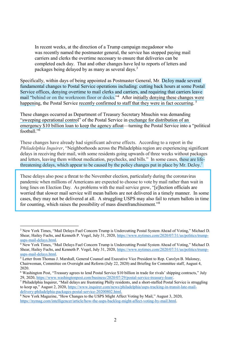 Yowzah  @OIGUSPSDeJoy & Wife own $30.1M to $75.3M in assets in USPS competitors or contractors, like UPS and the trucking company J.B. Hunt..Mr DeJoy met all ethics requirements regarding disclosure, divestment, and recusal from decisions in which he may have a conflict?-the end