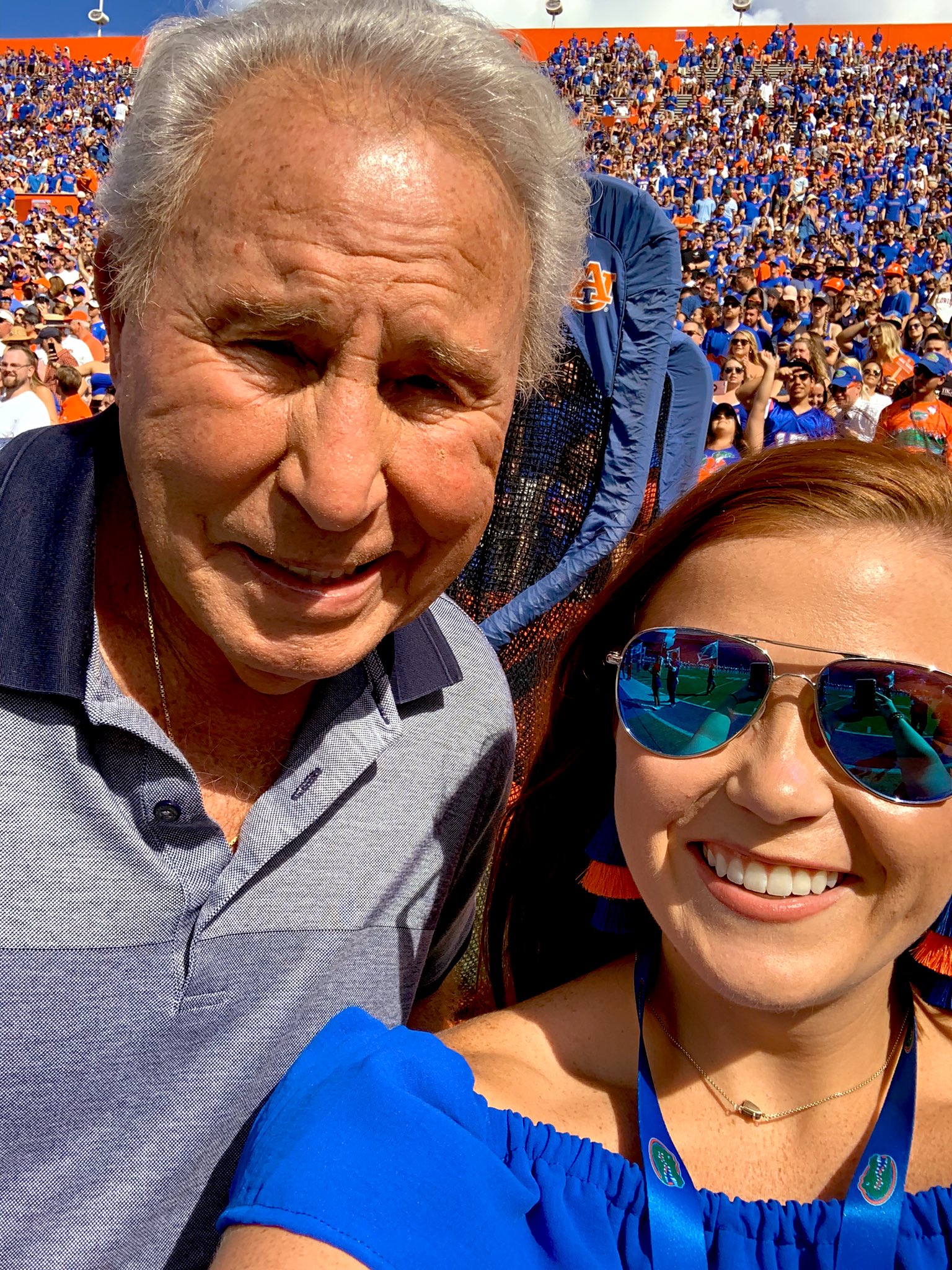 Happy bday Lee Corso!! Of course I asked him to take off his FSU hat before this pic  