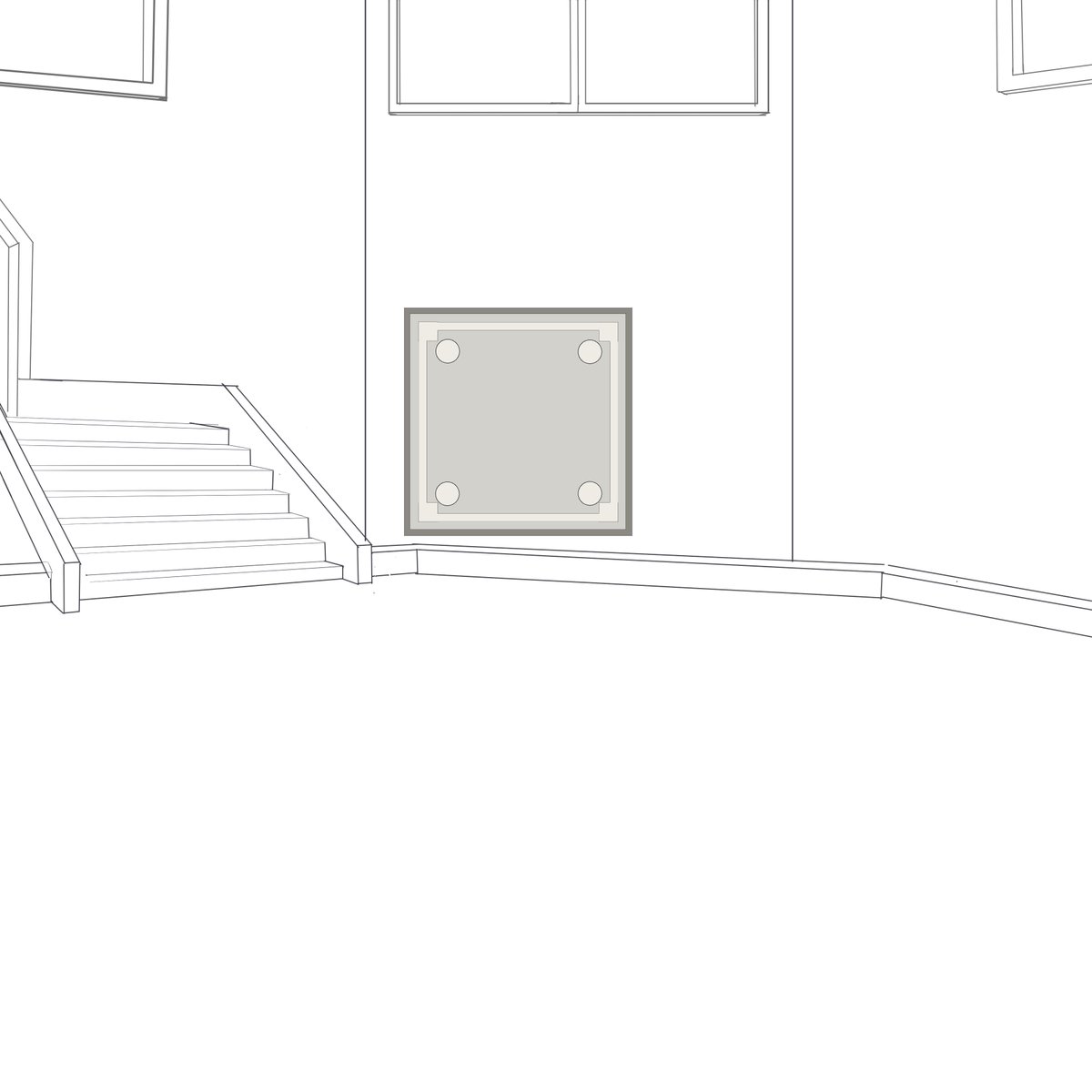 @kiterugumachan ありがとうございます!(^^)!そうですね。
ちょうど今朝この背景絵を見た私の姉が「それフリー素材?」とか聞いてきたのですがこの背景は全て自作です(ダイゴさんの部屋のフリー素材なんてあるんか??)。正方形のタイルを一枚書いてコピー&ペーストで増殖→壁や床の形に合わせて変形して貼り付けてます 