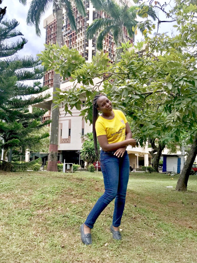 YettysAdventure's tweet photo. Hi everyone, the past few days had been engaging, educative and thought provoking. 
I am Yetunde Ojatula, a participant from University of Lagos, Nigeria and it’s a pleasure meeting you all. 
#ACUSummer2020
#TheMigrationGeneration
#ACU
#UniversityofCapecoastGhana https://t.co/cEWDvJ0l54
