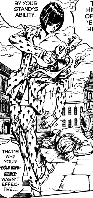 @nohaydrogas Ojo: en el anime parece ser un tatuaje, pero en el manga no. Fijate cómo en uno cae con la ropa y en el otro está directamente en su cuerpo.