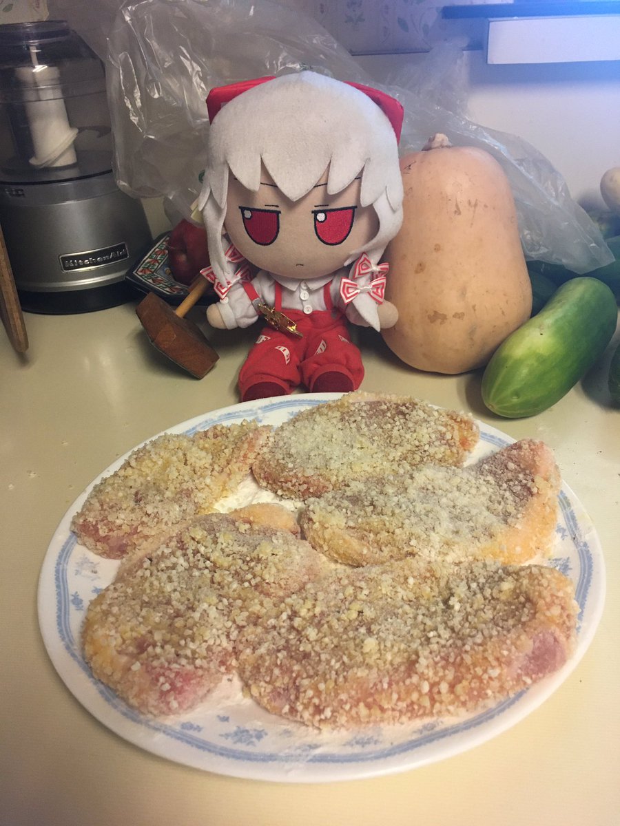 bread em up and fry, my pretties, fry!