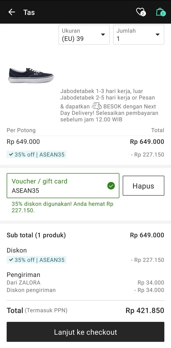 kode voucher zalora vans
