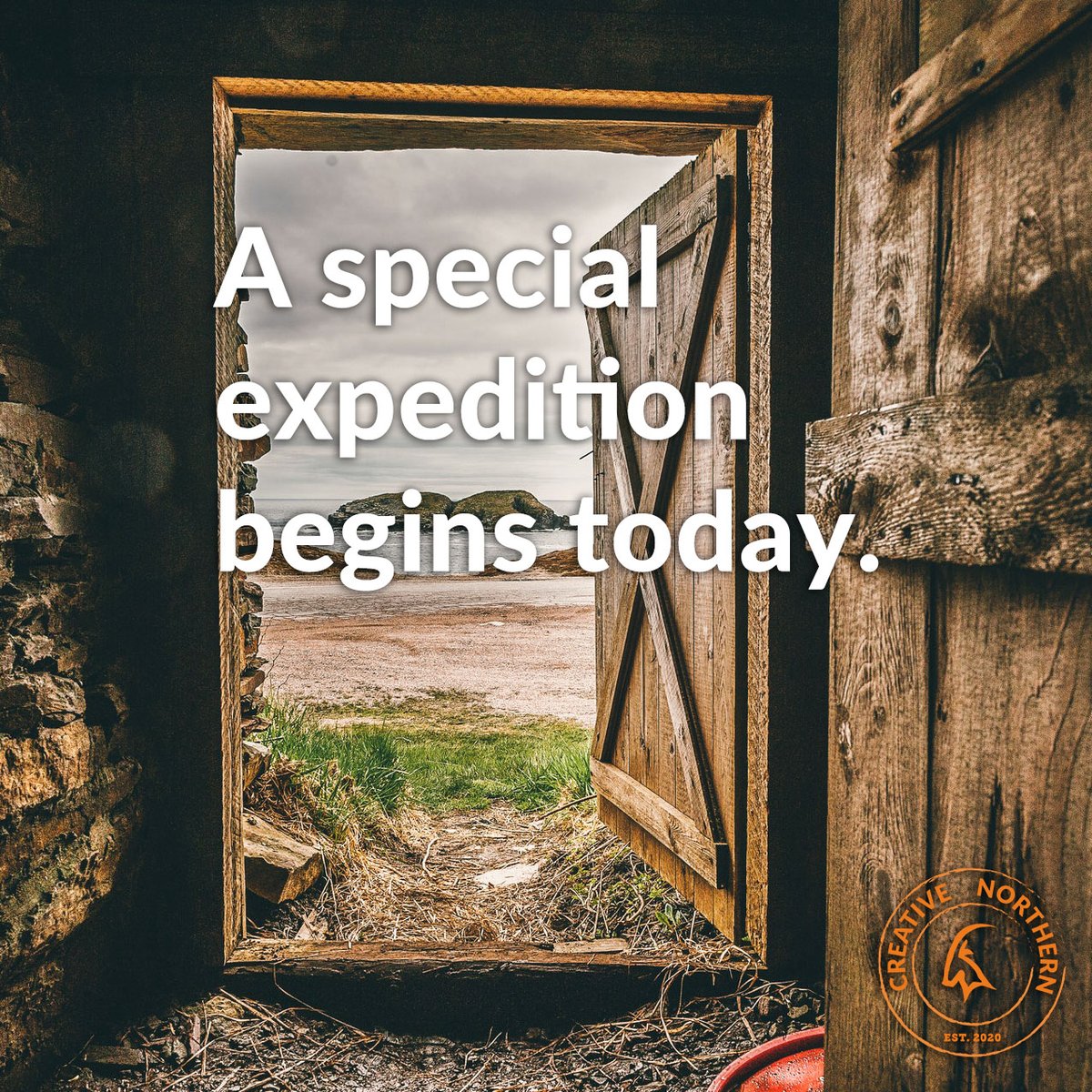 CreateUpNorth's tweet photo. The year is 2020. We're setting out on a special creative expedition. #CreativeNorthern

Stay updated on what we've got planned: https://t.co/RKiphqyZ2q https://t.co/TY7M4aIneD