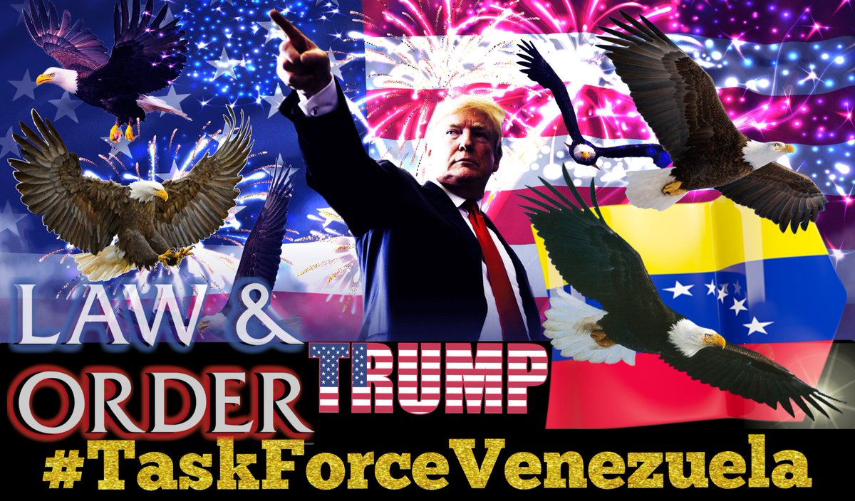 @realDonaldTrump This is an 🆘 to Mr .@POTUS
✮
#Venezuelans are kidnapped by a #CriminalRegime that maintains power by a #NarcoTerrorist network & foreign civilian & #MilitaryForces.
#USA engagement in the region is 🗝️ to stop the expansion of #NarcoTerrorism❕

#TaskForce4Venezuela
#LAWandORDER