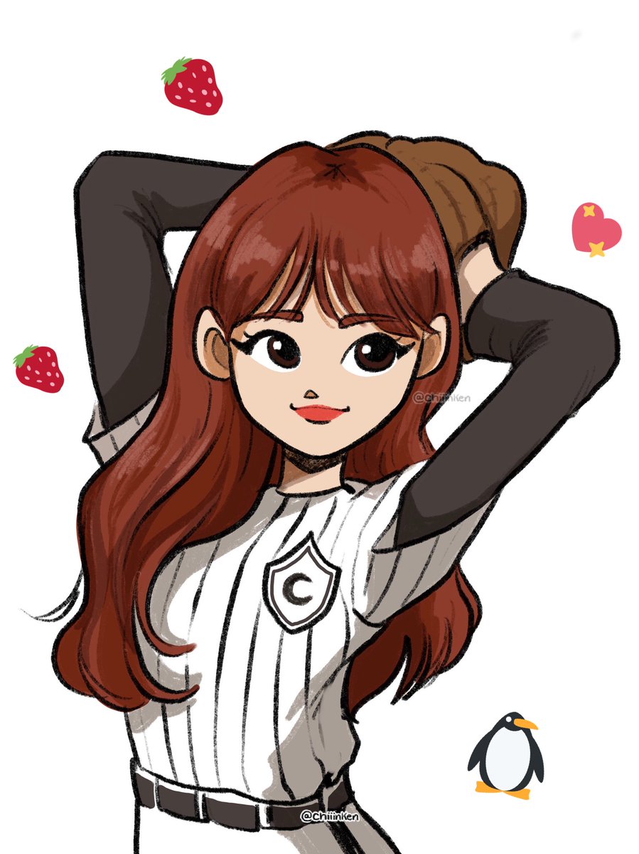 이달의소녀 Loona Chuu 츄 Twice Chin Shop Openのイラスト