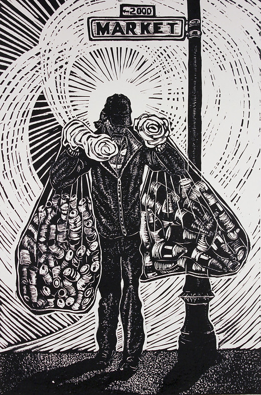 samklew's tweet image. Damn. Ronnie Goodman died this morning. He was only 60 and he died on the streets. No one deserves that. This world is so cruel and so unfair.

He was an incredible artist and activist. Remember his art. Honor his life. You will be so missed, Ronnie. 

ronniegoodman.com