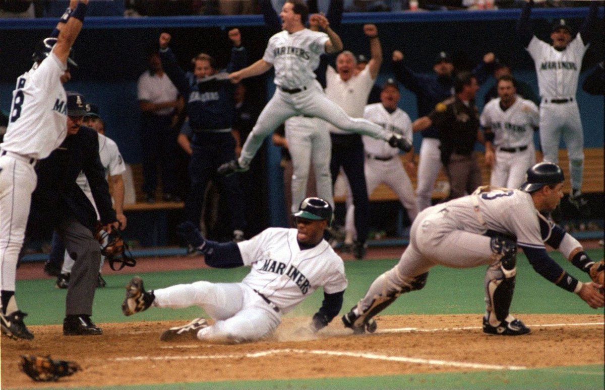 The 1995 Mariners. A franchise on the brink of relocation with a history of mediocrity and stadium literally falling apart, goes on a magical run and wins the cities hearts forever to secure a new beautiful ballpark and create a supporting fanbase