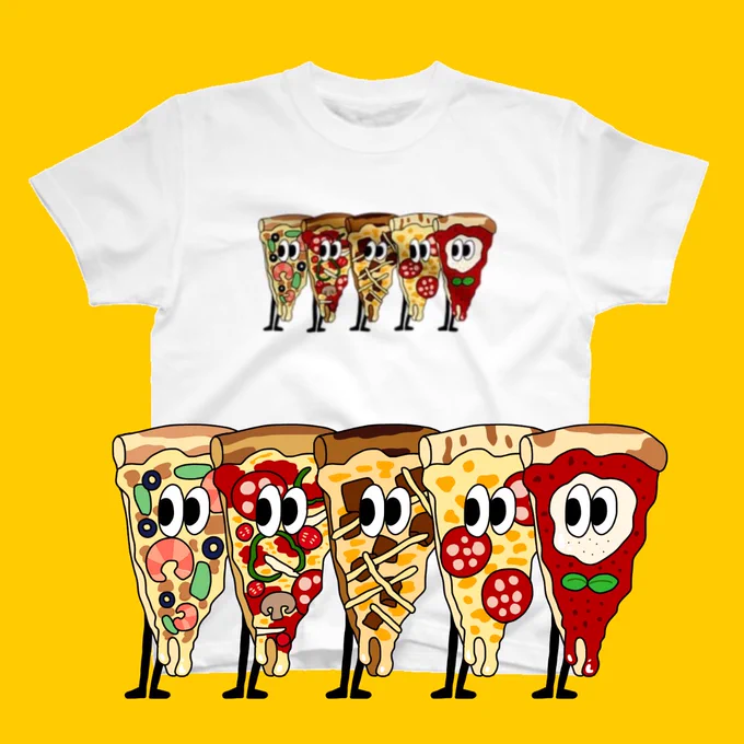 夏なのでハイカロリーシリーズのTシャツをつくりました!
ただいま1000えん引きです〜
https://t.co/pNy7m5tyCp 