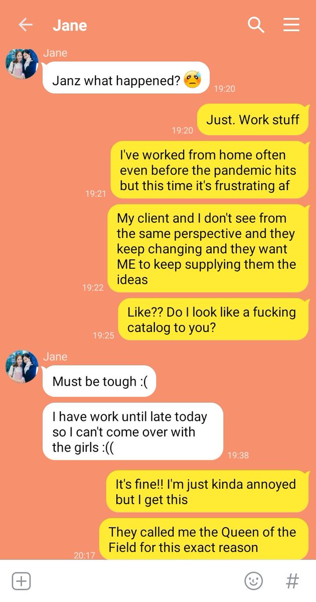 - 20 -Jane is a little unconvinced but sure, as long as Jan is happy