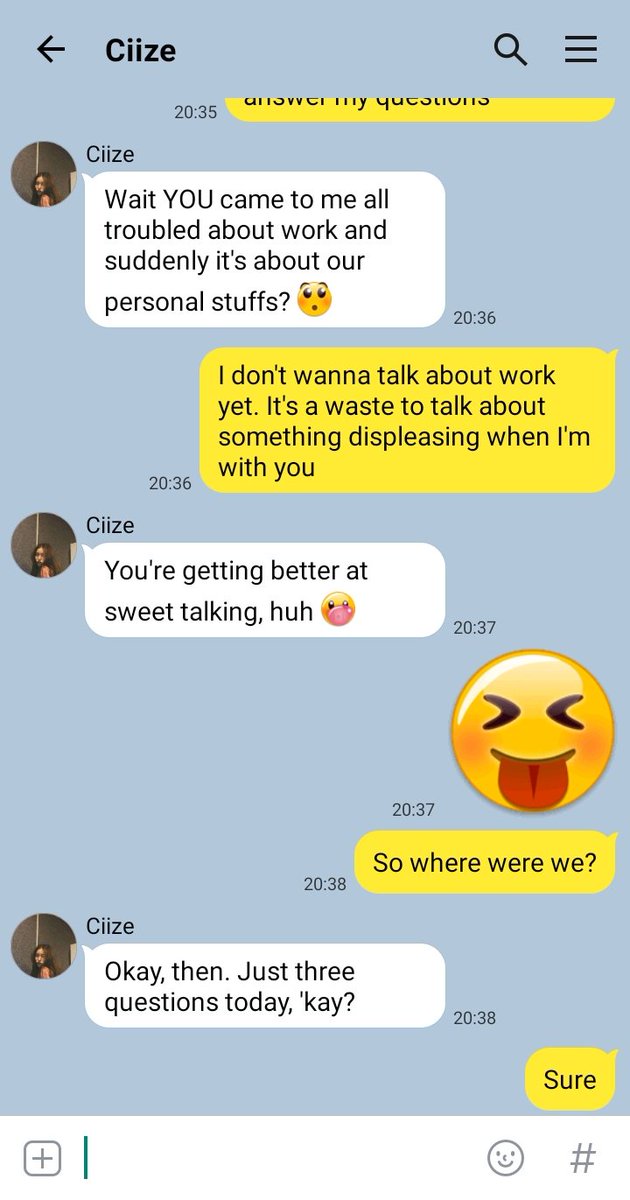 - 21 -Talking to Ciize