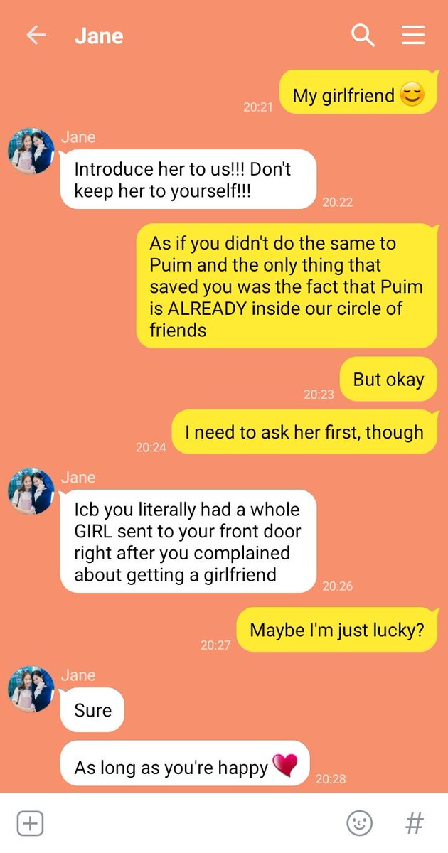 - 20 -Jane is a little unconvinced but sure, as long as Jan is happy