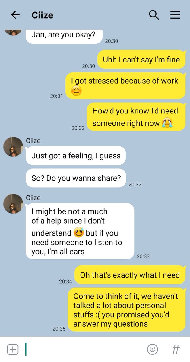 - 21 -Talking to Ciize