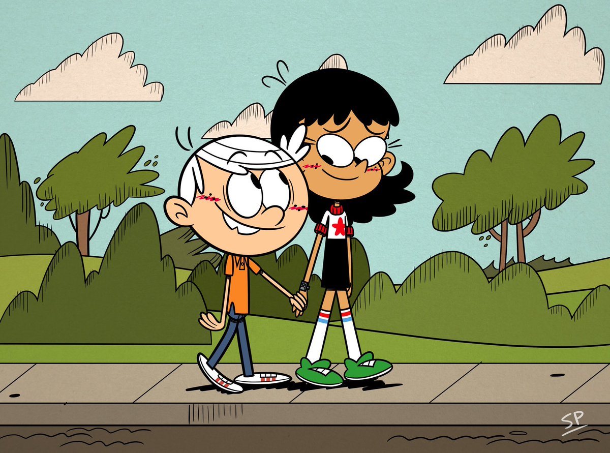 Lincoln and Stella are on their way to have their first date #TheLoudHouse ...