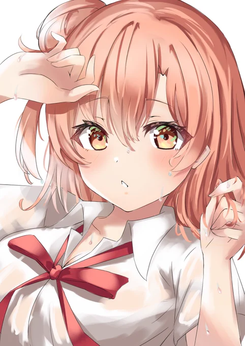 息抜きに落書き。ガハマちゃん。最近暑いっすね? #俺ガイル完  #由比ヶ浜結衣 
