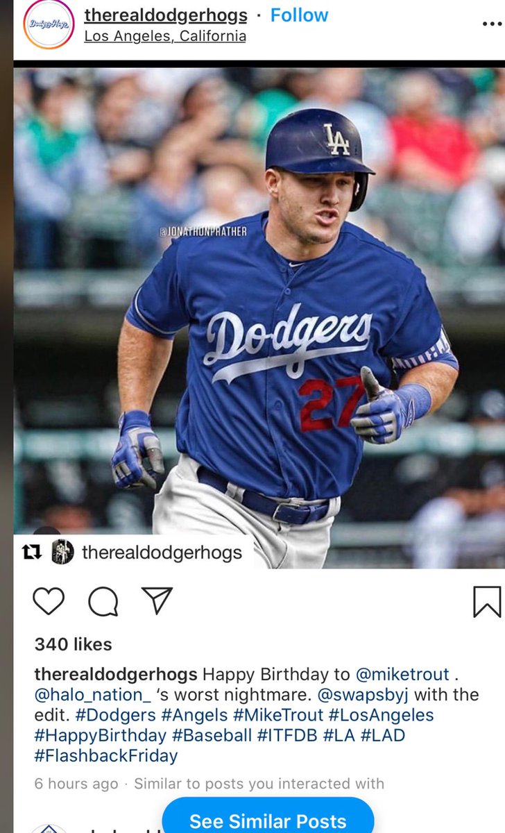 mike trout dodgers edit