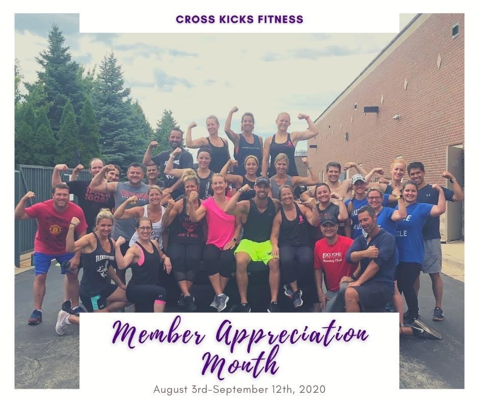 CrossKicks's tweet image. Celebrating our fitness community all month #ckfstrong #fitfam