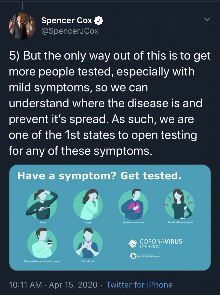Can we talk about testing for a minute? As you know, from day one of this virus we have been doing everything we can to increase testing in our state. Unfortunately, as a country we have gotten this very wrong. 1/
