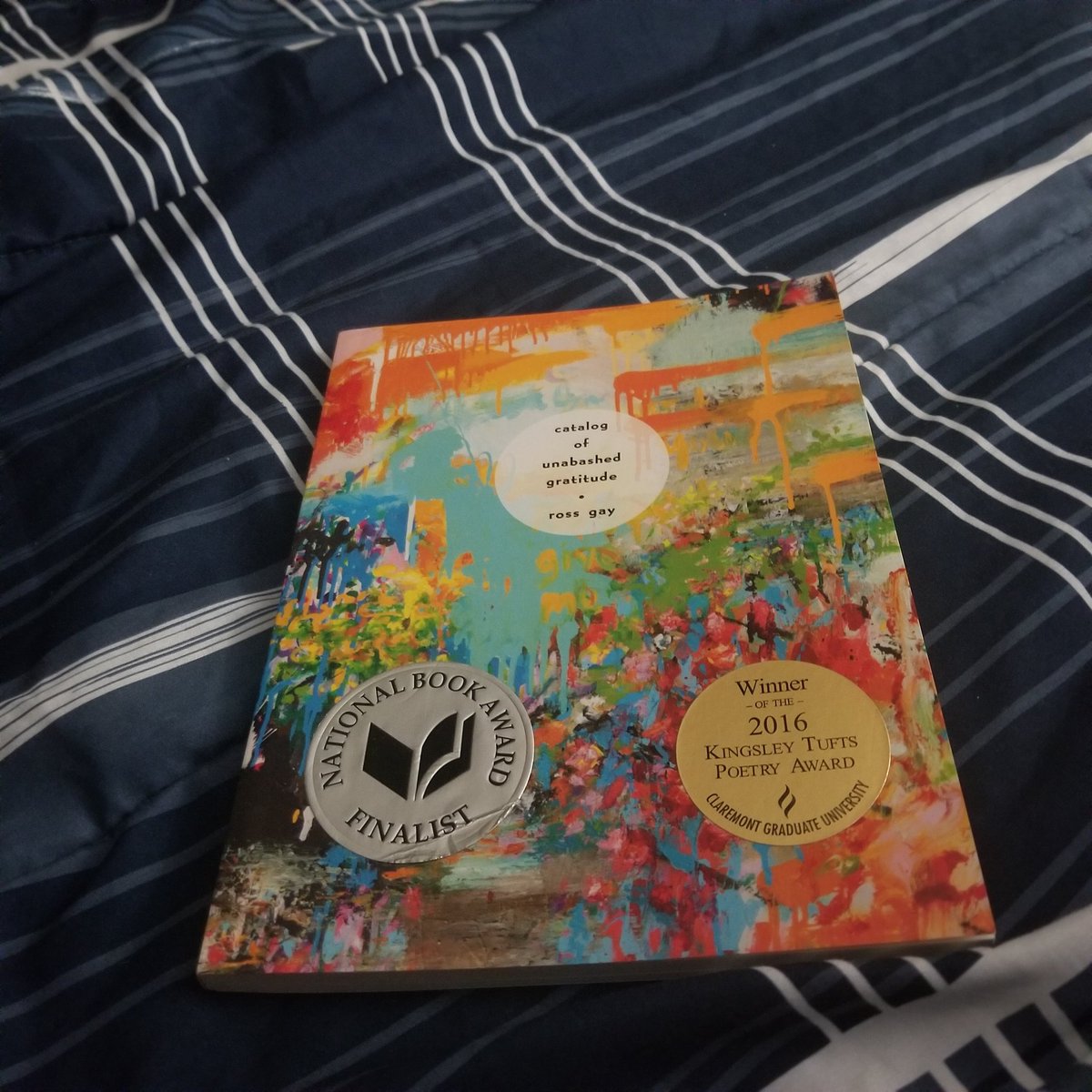 Day 7 of the #SealeyChallenge is CATALOG OF UNABASHED GRATITUDE by Ross Gay. I can't explain the beauty and joy and attention in this book. If you haven't yet, this is a book to read for this deeply painful times, especially if you need something gorgeous in your body.