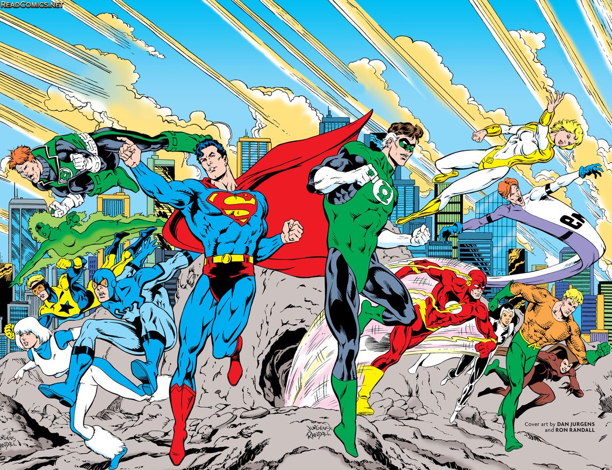 HISTORICAL CONTEXT, now it's hard to think about now but before this comic the full big 7 JLA team had been non-existent since about 1985! Almost 10 years without the Justice League being made up of it's big guns.