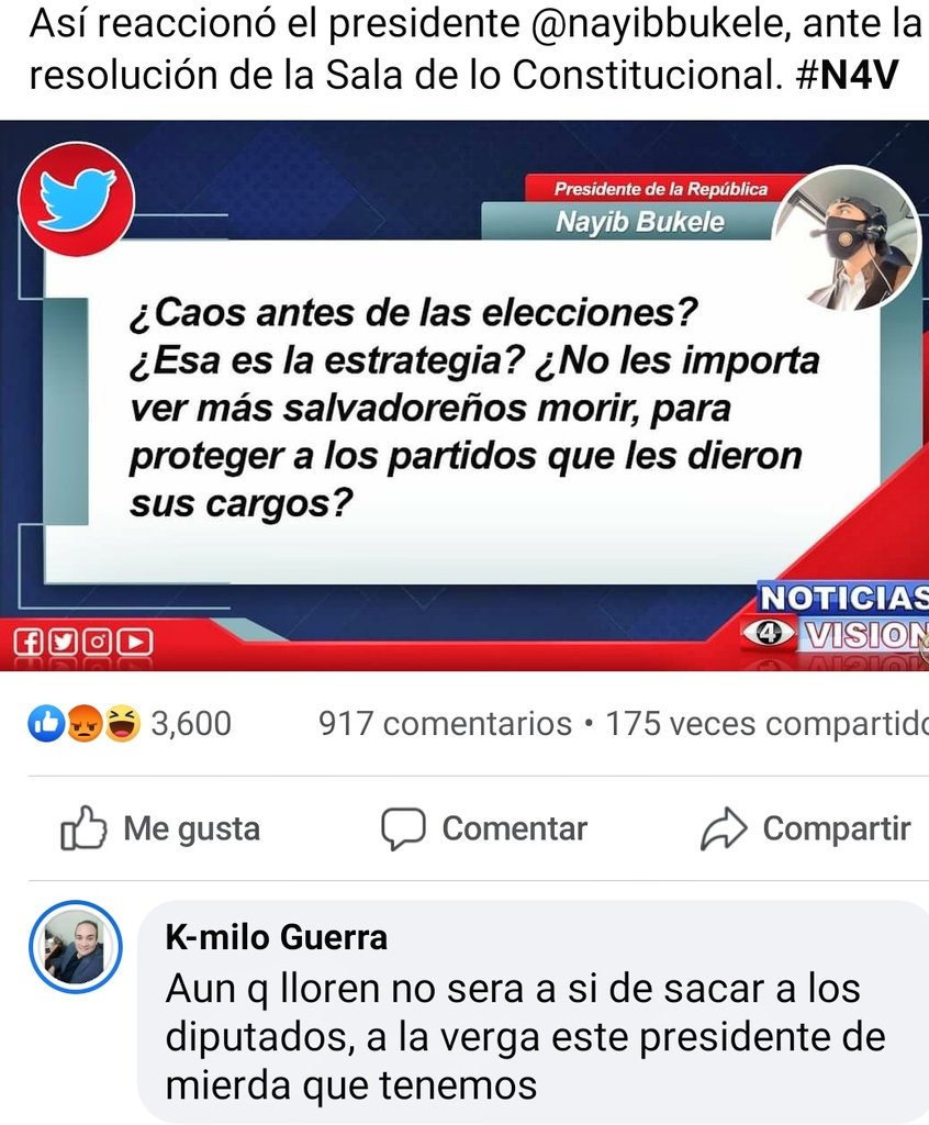yeraldosv's tweet photo. Este es comentario de un gerente de la @CuscatancingoSS gobernada por @ARENAOFICIAL. Que se puede esperar de estos mañosos, mejor devuelvan lo robado. https://t.co/XQU7cC1VU9