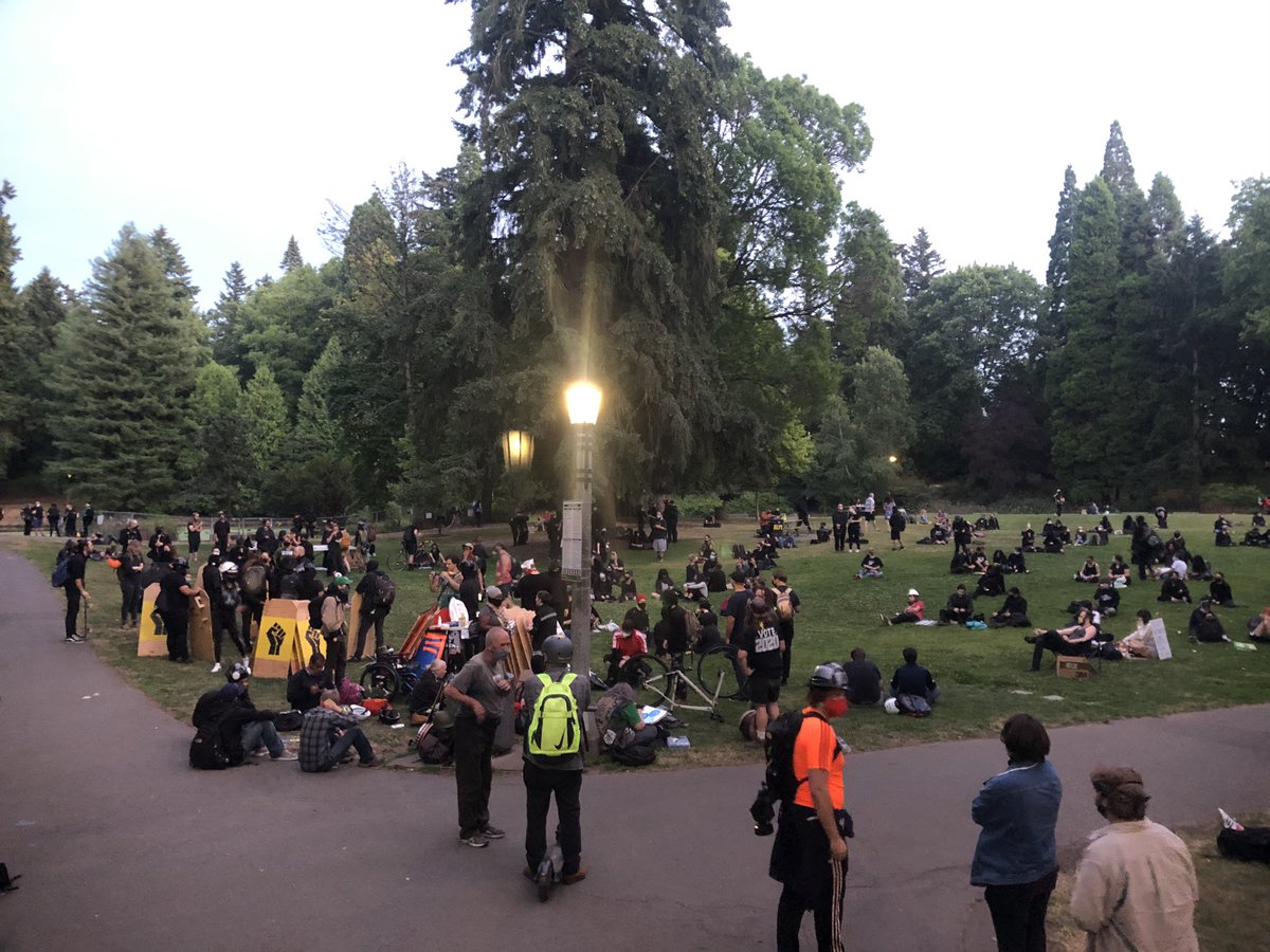 At Laurelhurst Park Friday, August 7th. There is a march planned for later this evening.  #blacklivesmatter     #protest  #pdx  #Portland  #Oregon  #BLM  #acab  #PortlandProtests  #PDXprotests  #PortlandStrong  #portlandpolice