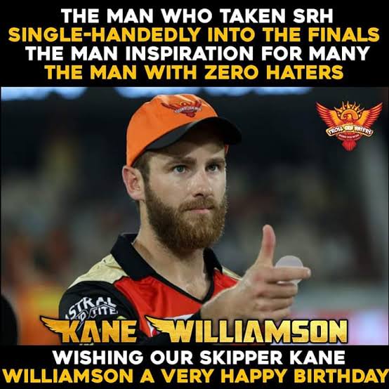 Happy birthday to the coolest cricketer Kane Williamson 