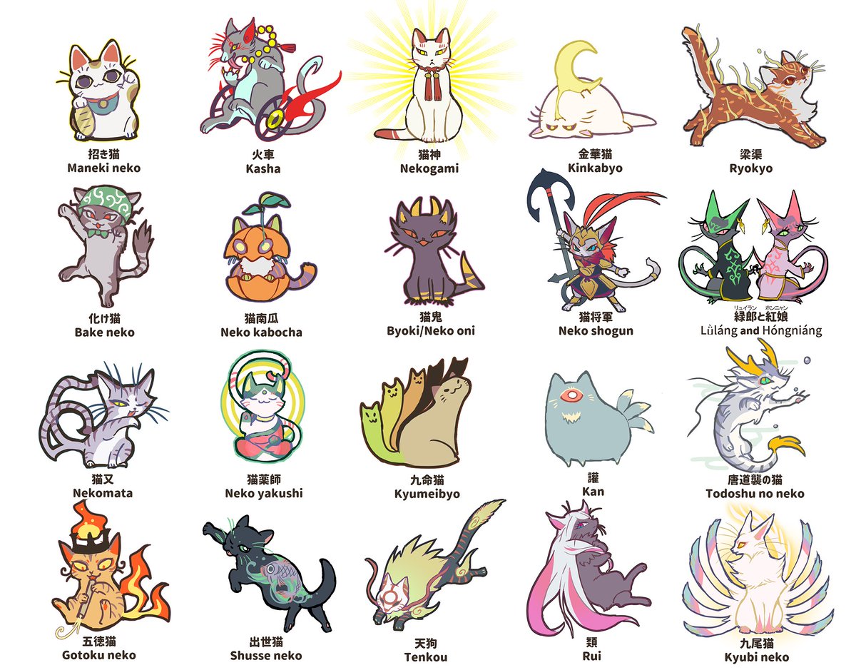 cat no humans fish white background pokemon (creature) simple background smile  illustration images