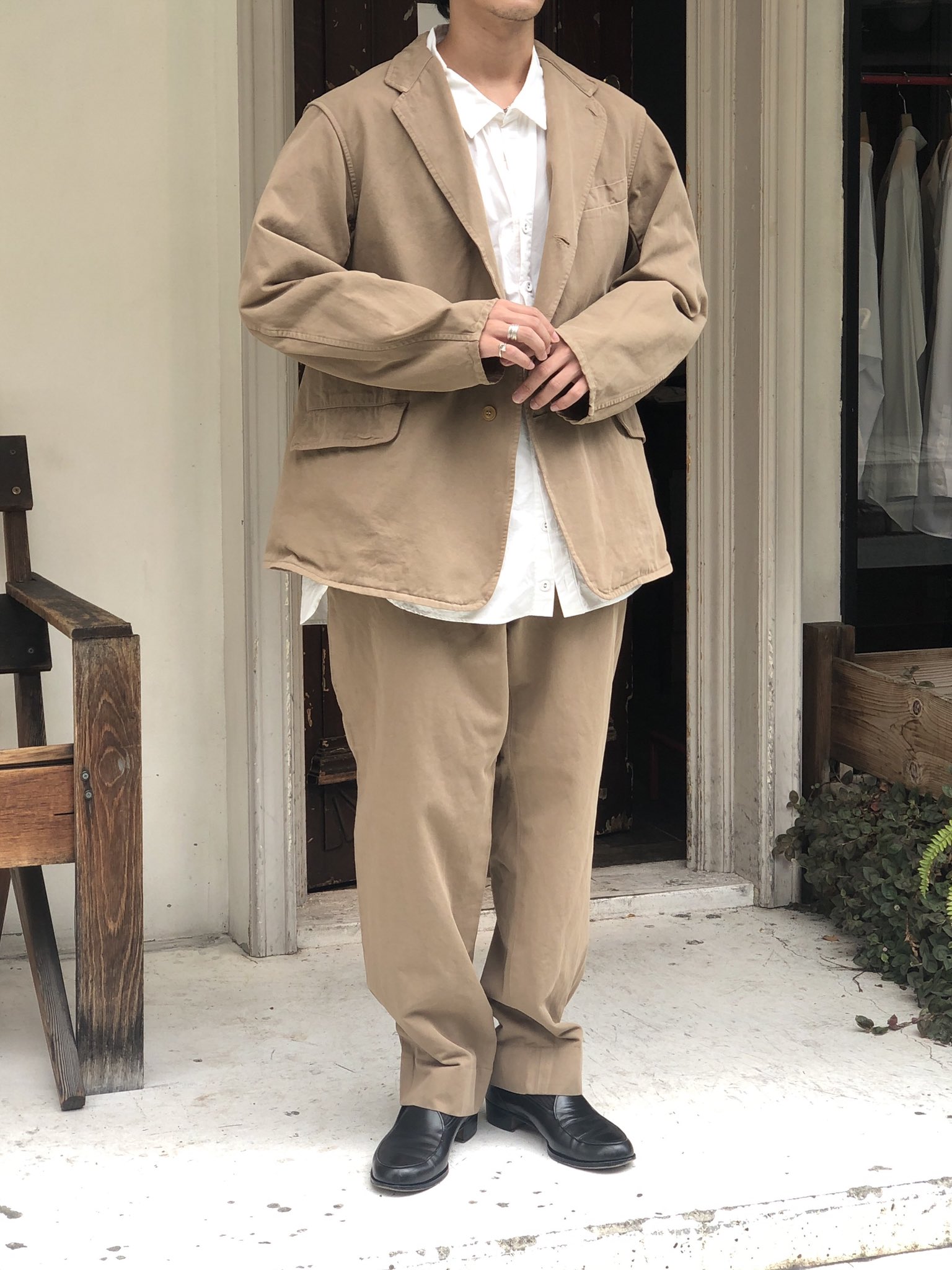 COMOLI 製品染 セットアップ 22aw holilandia.com.ar