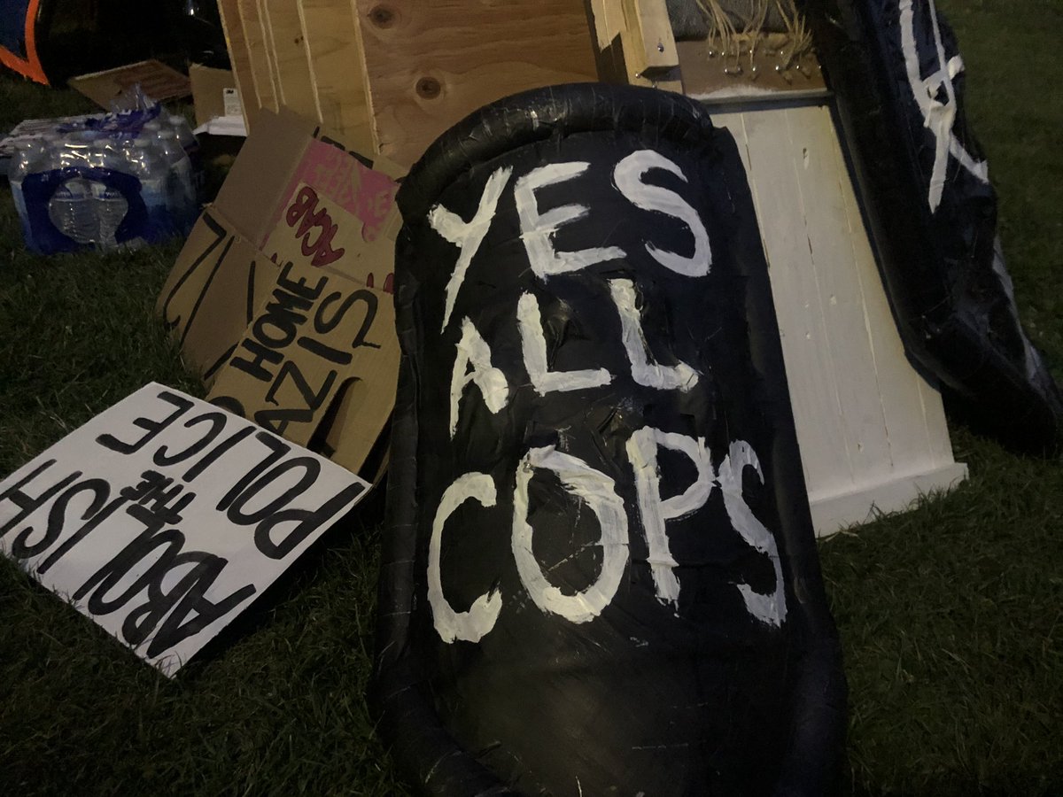 More shields, march destination still unknown.  #blacklivesmatter     #protest  #pdx  #Portland  #Oregon  #BLM  #acab  #PortlandProtests  #PDXprotests  #PortlandStrong  #portlandpolice