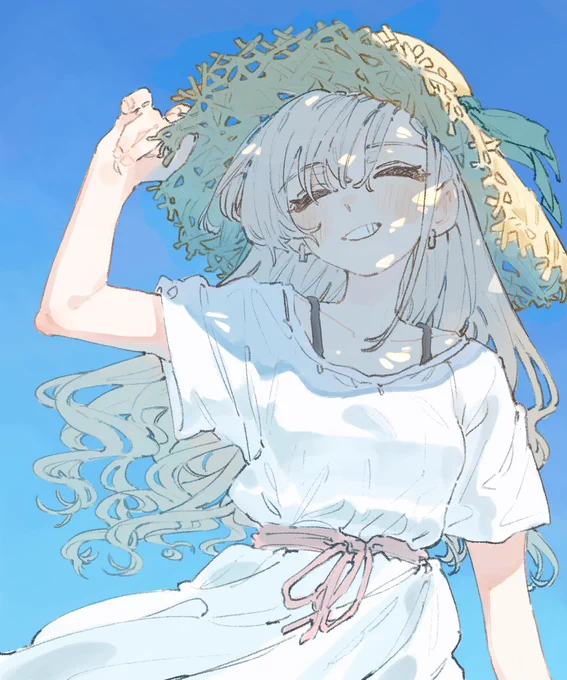 はーちゃん麦わら帽子似合うと思うんですよ 