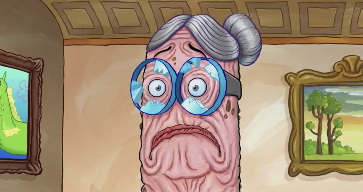 RacerSonic's tweet photo. “The animation in the new episodes of SpongeBob is too expressive.” 

...and that’s a bad thing why? https://t.co/rEt4cZTSzD