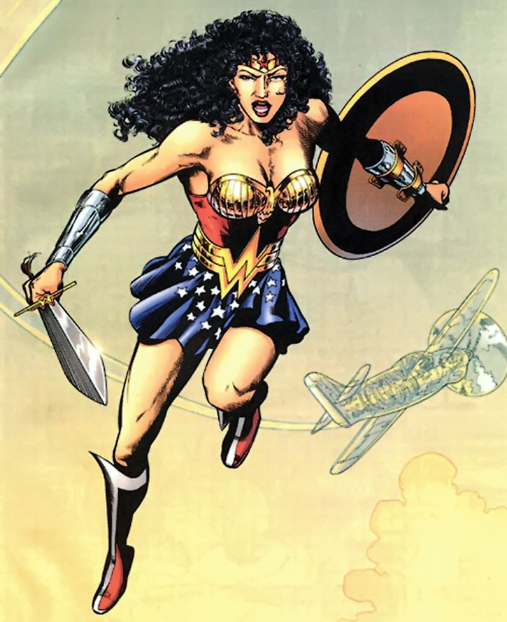 Wonder Woman at one point is REPLACED by her Mom as Wonder Woman, there was a story where Diana was going to die and this happened. It's not a huge issue but it's easy to forget they are different characters.