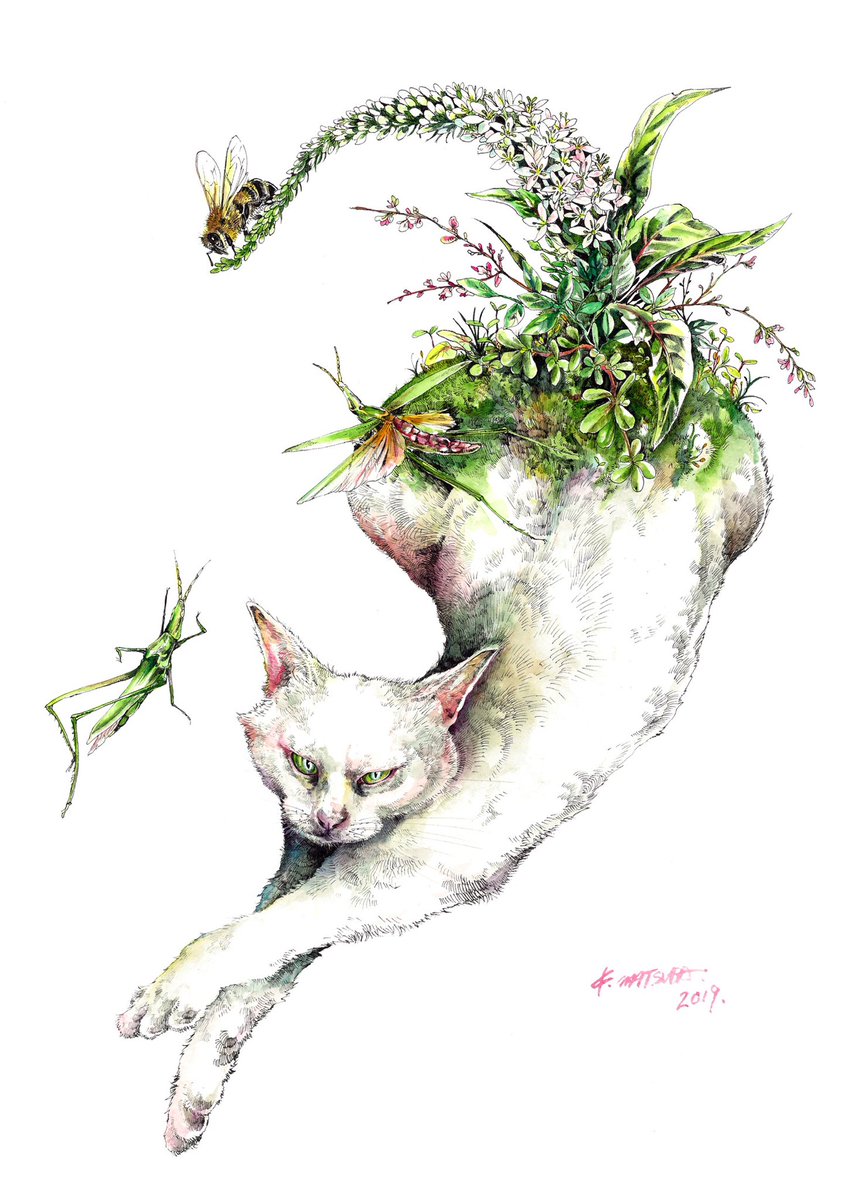 「#世界猫の日

日々いろんな日がありまんな 」|Keso Artのイラスト