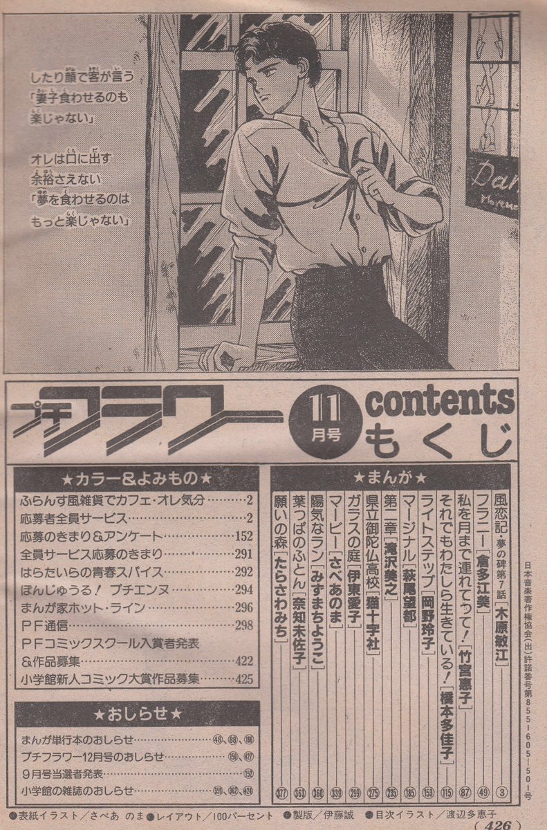 Hazki Hazki 昭和の漫画 の表紙いろいろ S60年プチフラワー 森脇真末味さん ゼネツィオの庭 木原敏江さん 風恋記 竹宮恵子さん 私を月まで連れてって 橋本多佳子さんの老人パワー 北原文野さんのpシリーズ等 猫十字社さんの 県立御陀仏 Hazki Hazki 昭和の漫画 の表紙いろいろ S60年プチフラワー 森脇真末味さん ゼネツィオの庭 木原敏江さん 風恋記 竹宮恵子さん 私を月まで連れてって 橋本多佳子さんの老人パワー 北原文野さんのpシリーズ等 猫十字社さんの 県立御陀仏