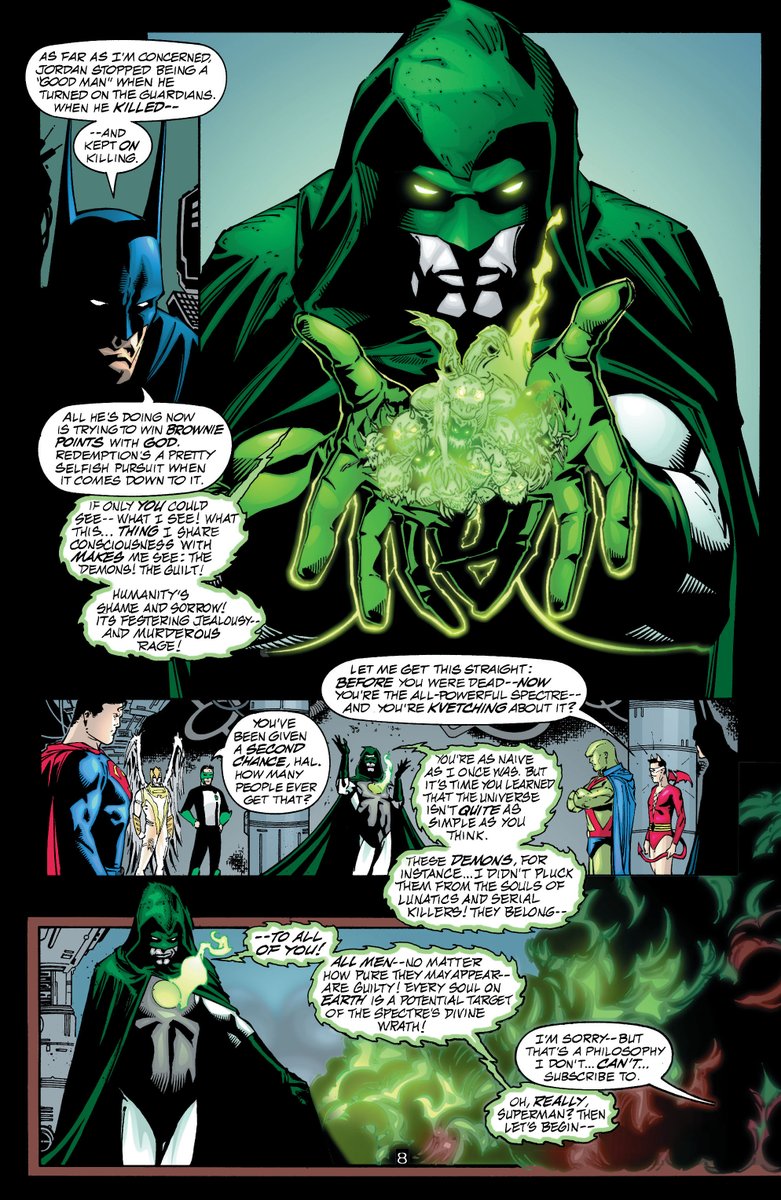 the Fill in issues, there are a bunch but not a lot. Look some of them are written by Waid but this was before he had twitter. Honestly one of the best arcs is by him so keep that in mind. The Spectre issue is also killer.