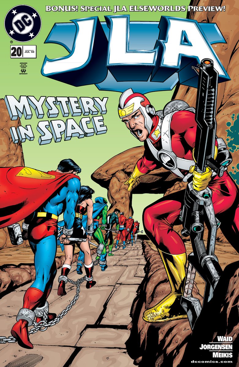 but this run Fixed Adam Strange after a 90's series and Alan Moore kind of fucked him up yes again Waid did this bit but man the balls it takes to fix an Alan Moore retcon. Then again Alan said himself it was a terrible idea.