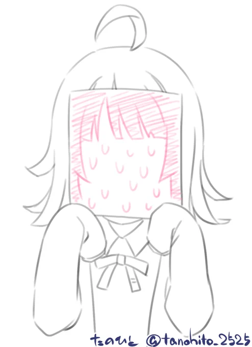 璃奈ちゃんボード「汗だく」