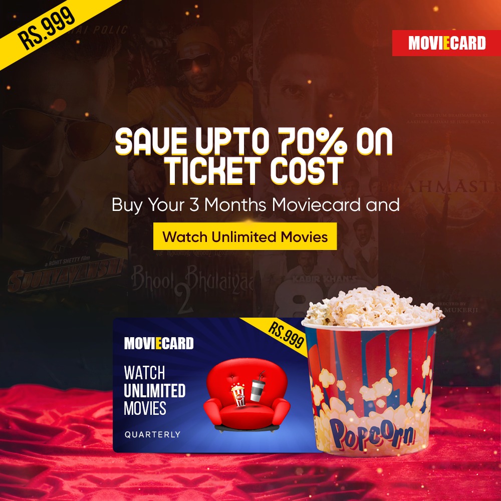 moviecardindia's tweet photo. Jaw-dropping offers to drool over!
Save upto 70% on your ticket price.
Buy your moviecard on https://t.co/pXnw6aJ833
For more details, visit the website today.
#MoviEcard #MoviEcardIndia #BuyNowUseLater #GiftOfMovies #Save70% #PmCares https://t.co/ksUA0HreIx
