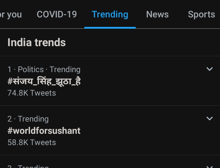Supernova_Sum's tweet photo. We Are trending at number 27 Guys.
Come on Speed Up..
And Hashtag
👇👇👇👇👇
#DishaAndSSRCaseLinked ye hai.

Don't use Worldforsushant at now please 🙏🙏 https://t.co/Mchnl8bHDp