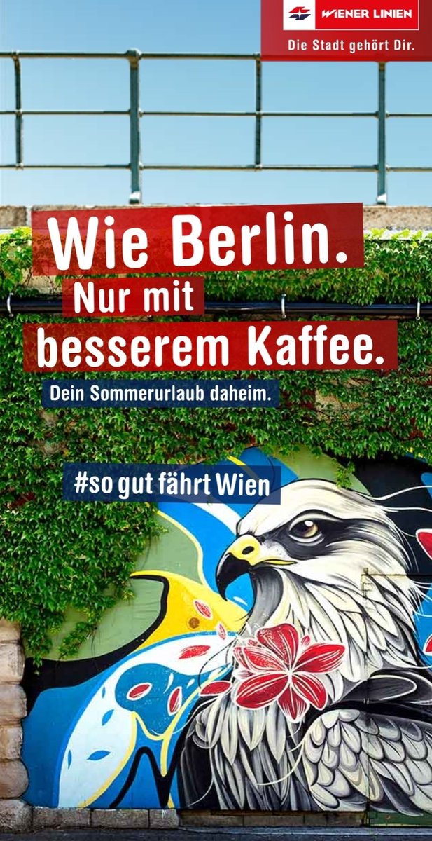 Ich kann mir nicht helfen, ich liebe diese Werbung der @wienerlinien. 
#sogutfährtWien