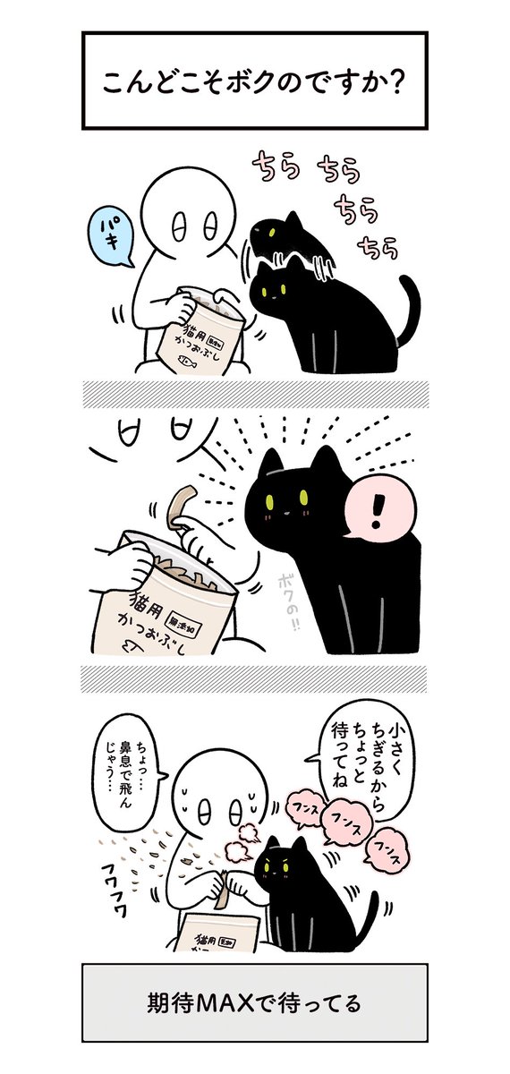 常におやつほしい気持ちでいっぱいなねこの絵日記 #ろんの絵日記 