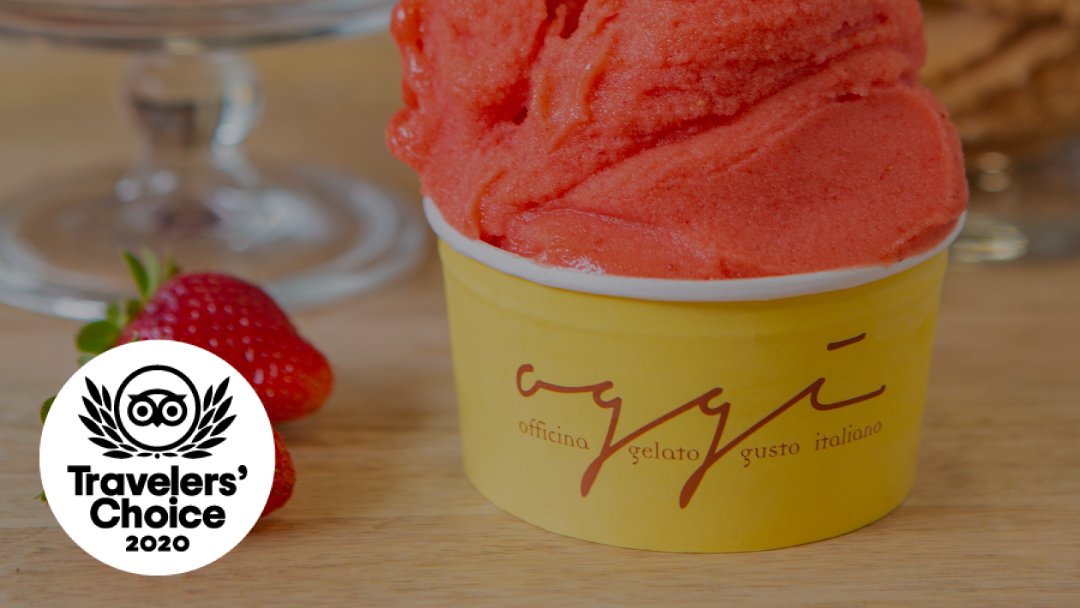 OGGIgelato's tweet photo. Abbiamo ricevuto il PREMIO #travelerschoice da @TripAdvisor!
Grazie a tutti! 🧡
#OGGIgelato Officina Gelato Gusto Italiano🍦
#Travellerschoiche2020 https://t.co/nsliiBTjlr